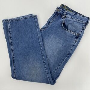Tommy Bahama Jeans Mens Tag 36x30 Actual 35x28 Blue Classic Straight Coastal